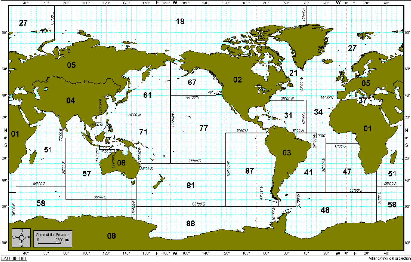 FAO Fishing Area